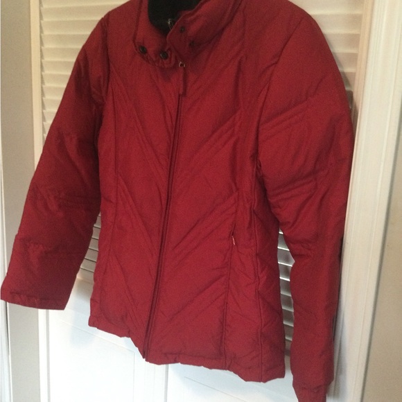 Nine West Red Puffer Jacket, Size M - Picture 6 of 8